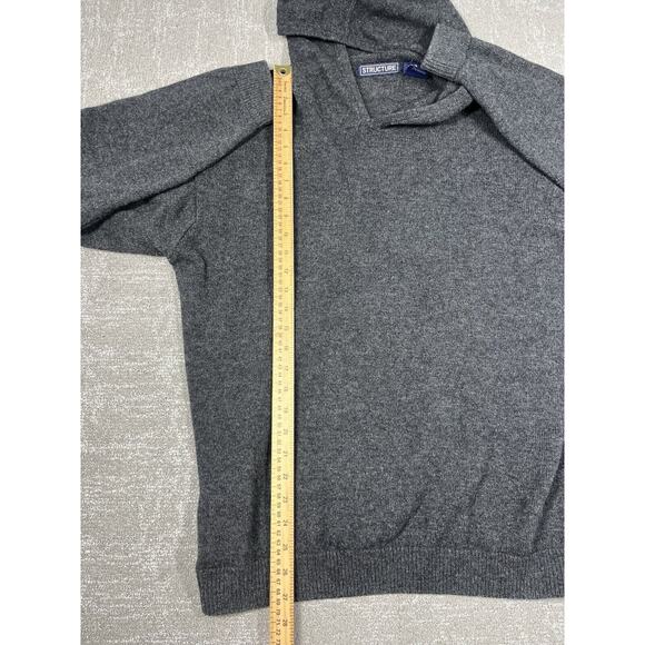 Structure Charcoal Hooded Sweater - Picture 4 of 6